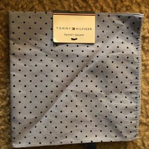 Tommy Hilfiger Blue Polkadot Handkerchief